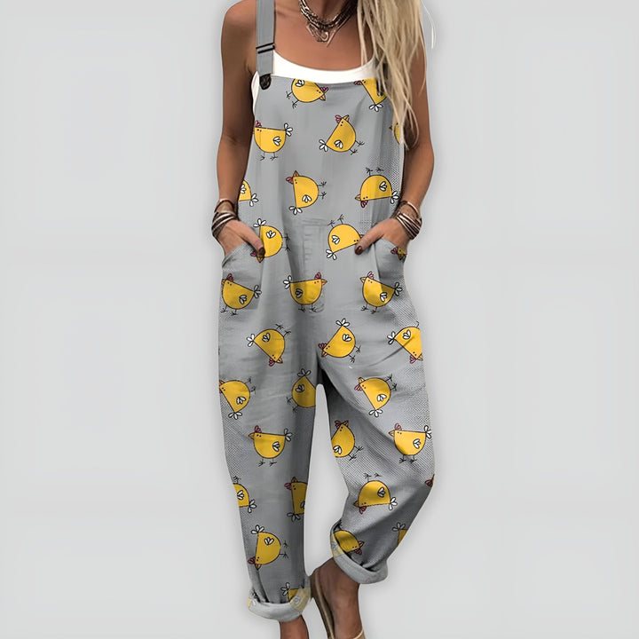 Comfortable and Stylish Jumpsuit with a Relaxed Fit