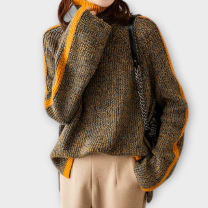 Breseis - Vintage Roll Neck Sweater