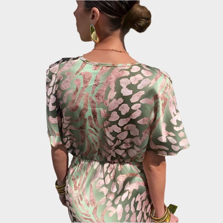 Dress with Shiny Texture