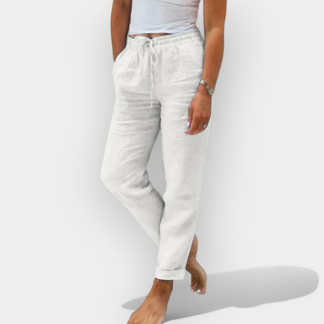 Updated Linen Pants for Summer