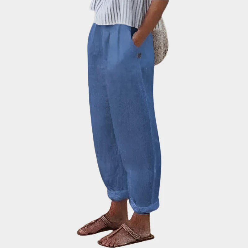 Comfortable Linen Pants with Pockets