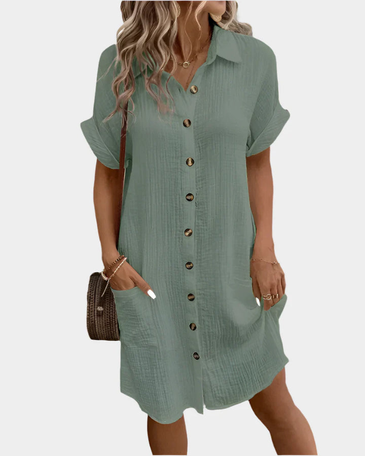 Women's Cotton and Linen Dress