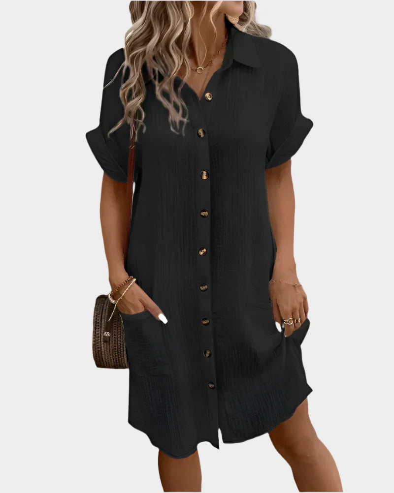 Women's Cotton and Linen Dress