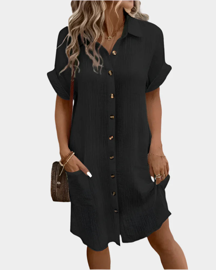 Women's Cotton and Linen Dress