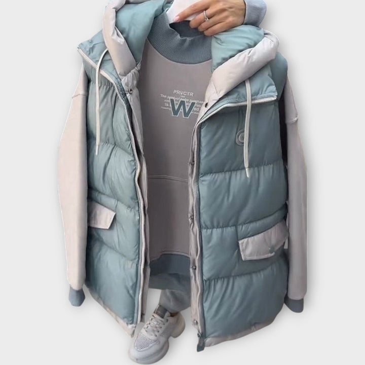 Cozy 3-Piece Winter Set – Turtleneck, Vest & Pants