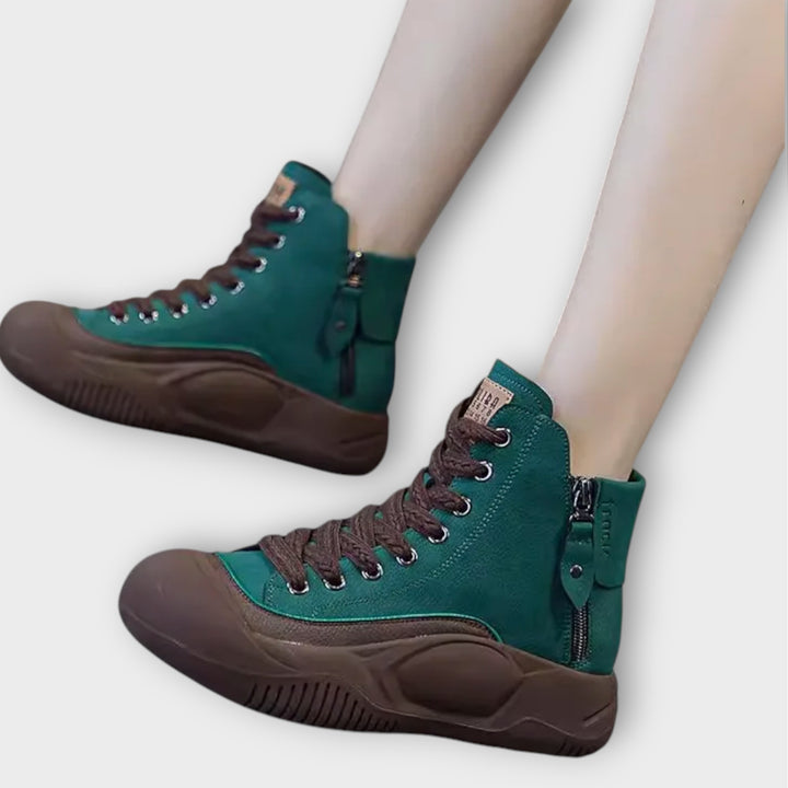 Rugged Lace-Up Utility Boots