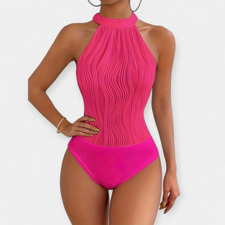 Full Body Bodysuit with Adjustable Ruching