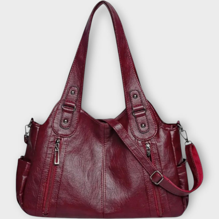 Timeless Leather Handbag with Effortless Elegance