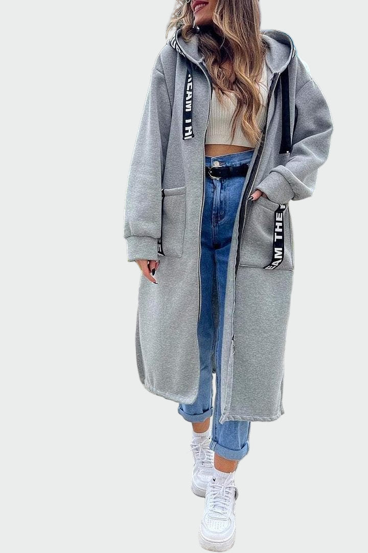 Long Hooded Coat