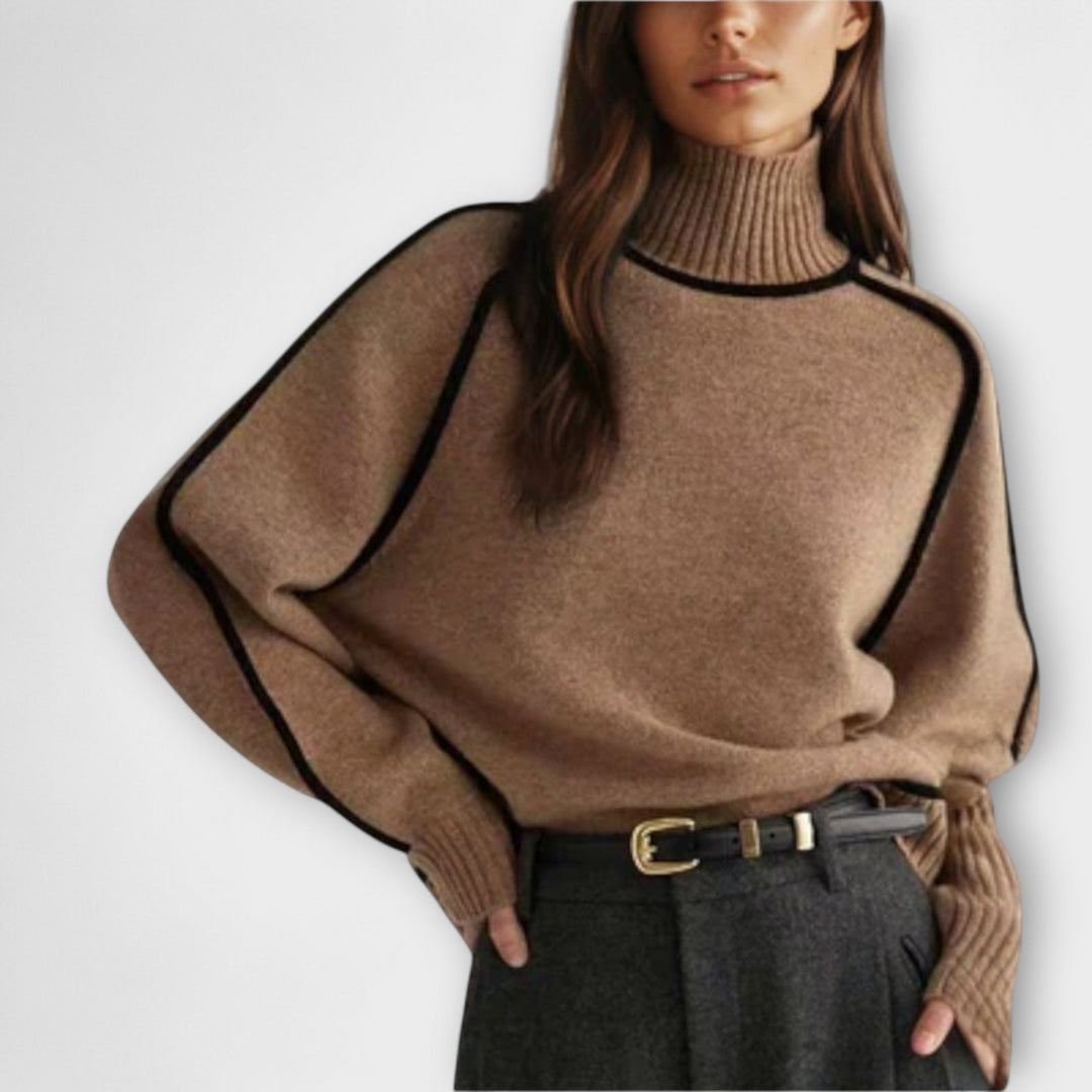 Emilie - Soft & Stylish High Neck Sweater