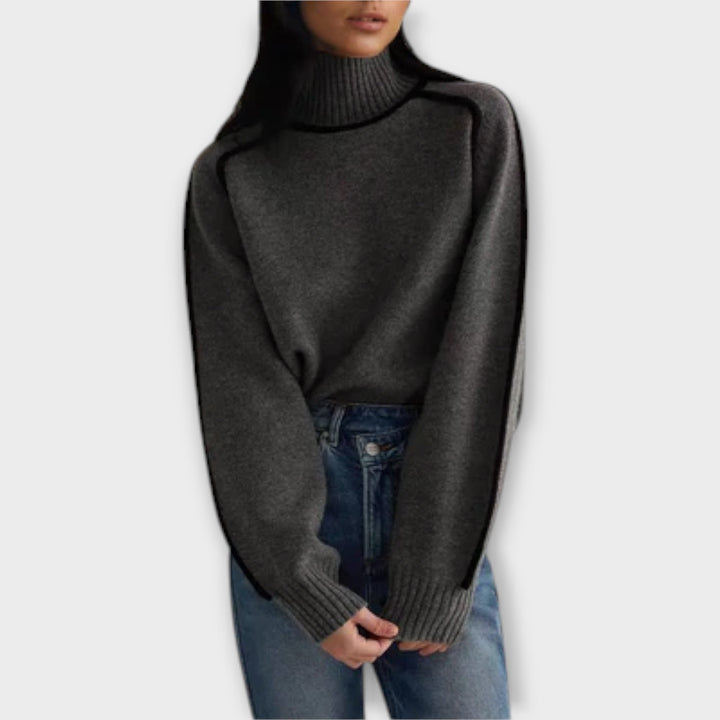 Emilie - Soft & Stylish High Neck Sweater