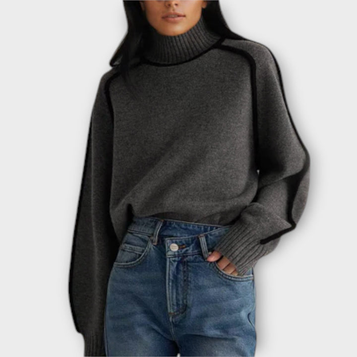 Emilie - Soft & Stylish High Neck Sweater