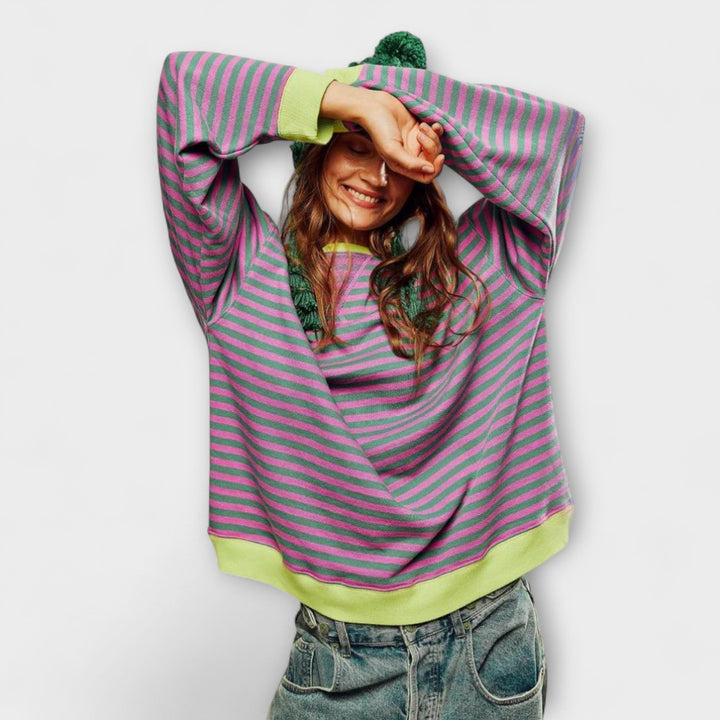 Mary - Striped Oversize Sweater