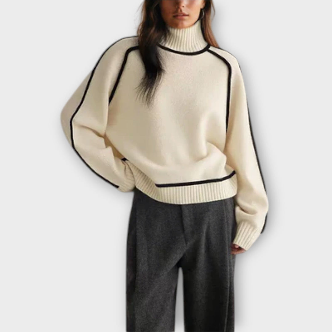 Emilie - Soft & Stylish High Neck Sweater