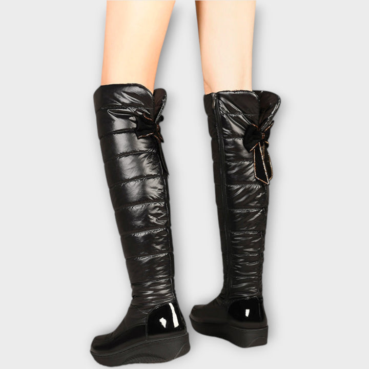 Winter Fleece-Lined Knee-High Boots