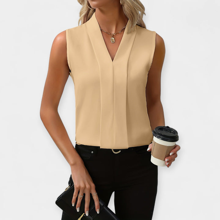 Classy Sleeveless Blouse