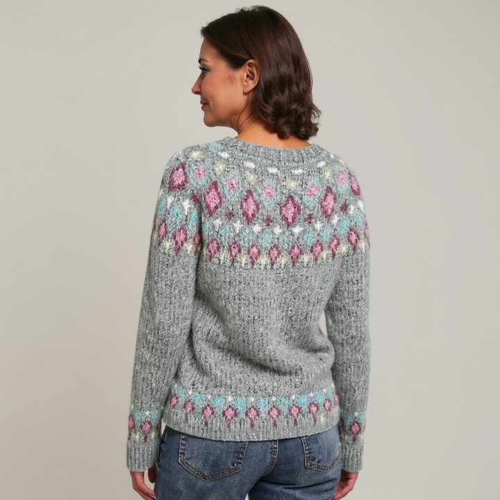 Knitted Sweater with Elegant Design