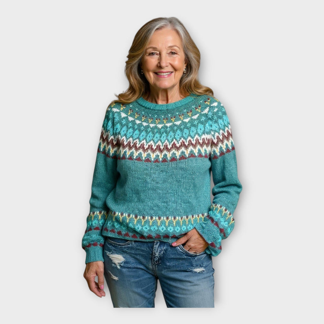 Sweater with Modern Design