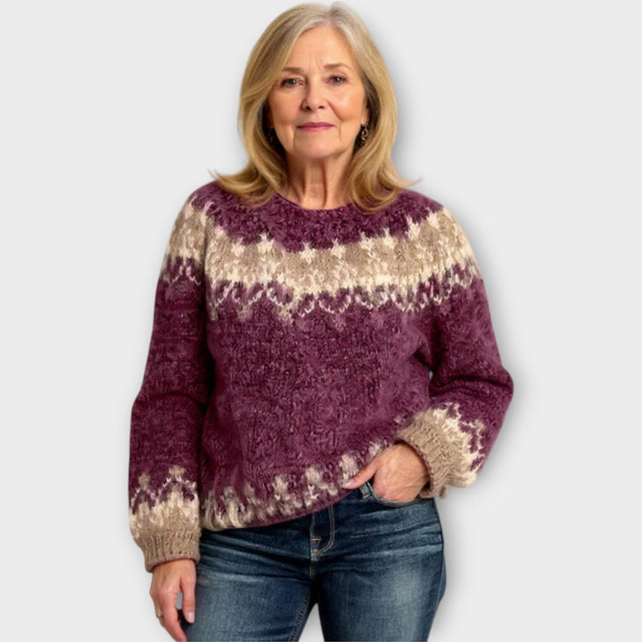 Knitted Sweater with Timeless Design