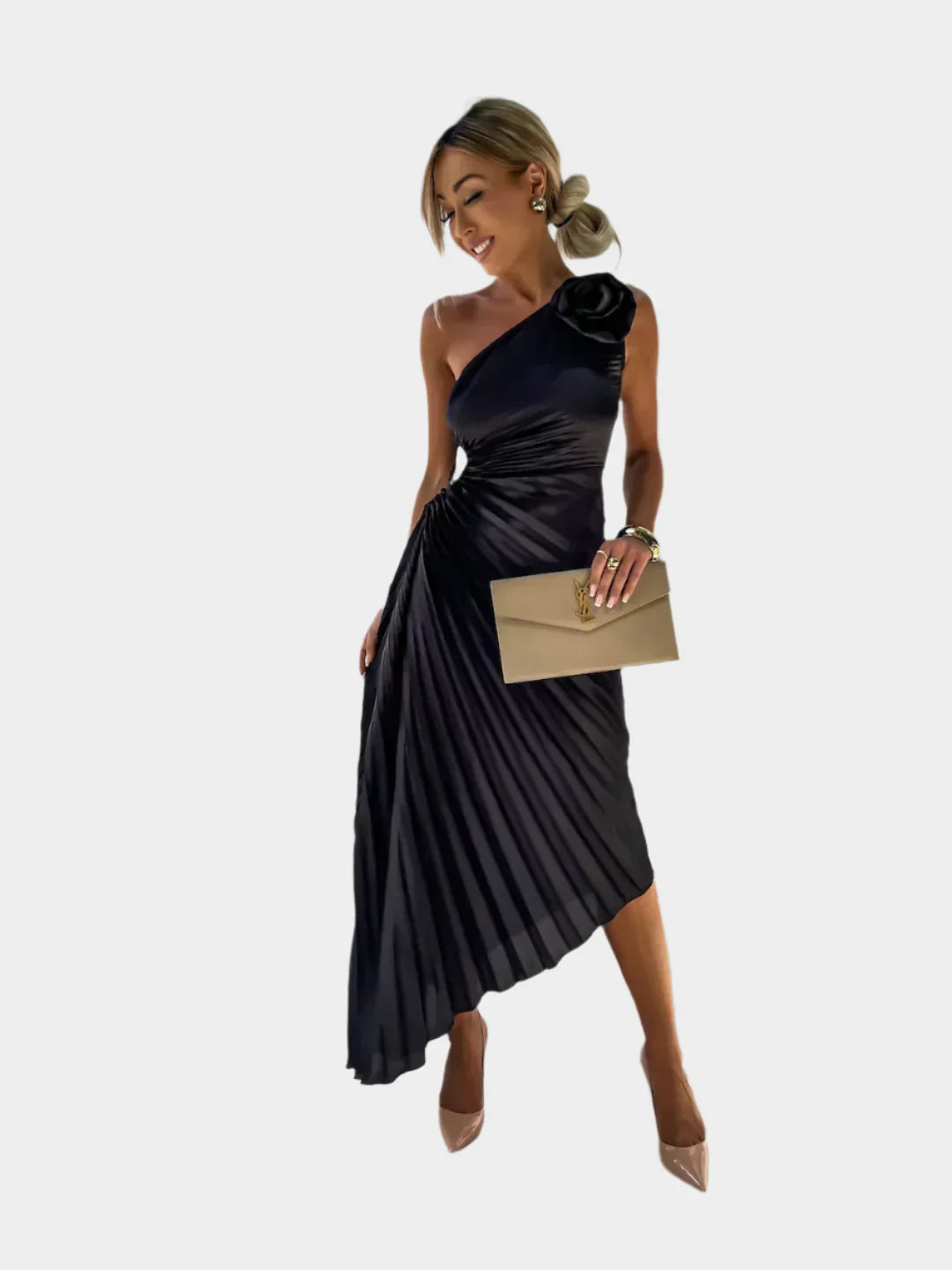 Floral Dress with Romantic Notes