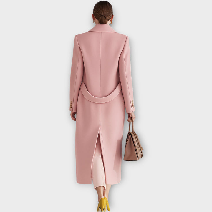 Milan Chic Longline Wool Coat