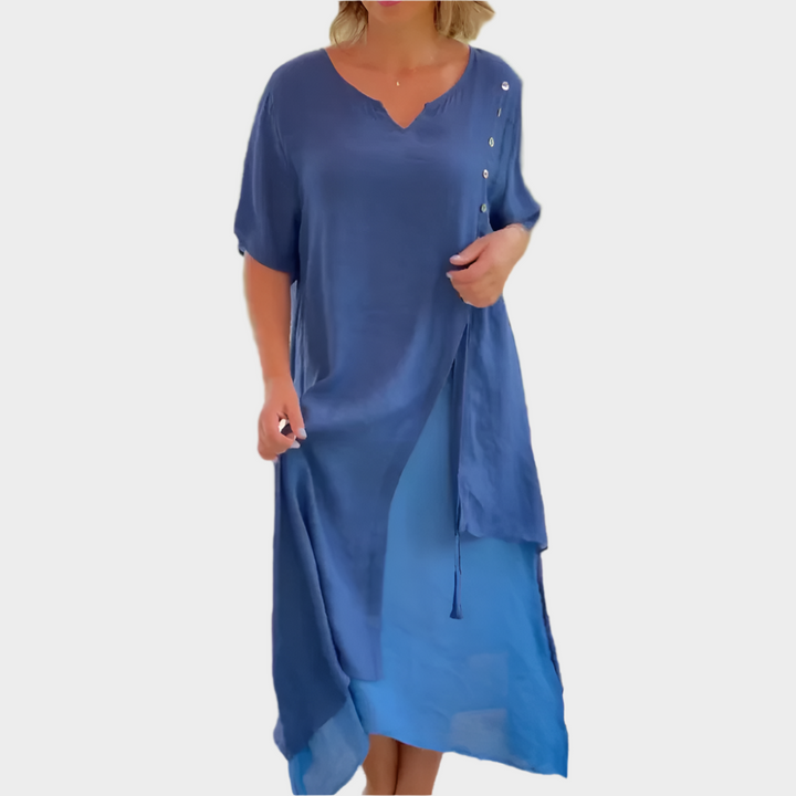 Classic Maxi Dress in Solid Color