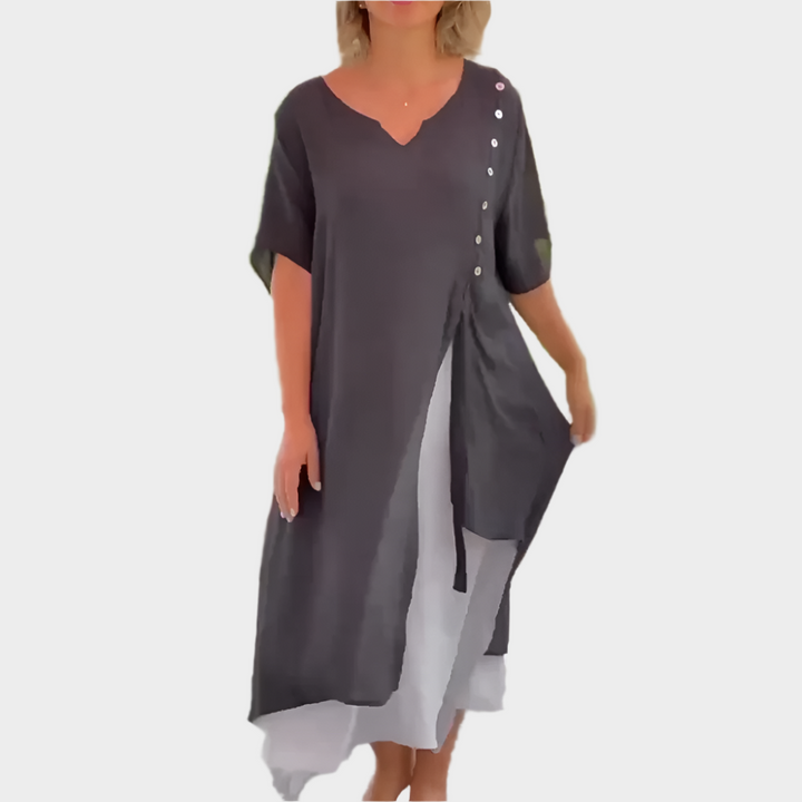 Classic Maxi Dress in Solid Color