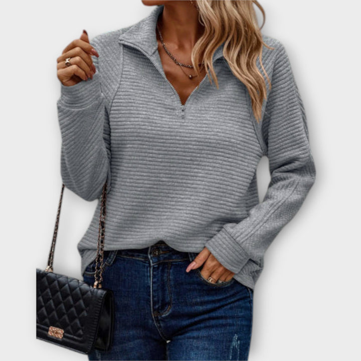 Vilja - Sweater with Half Zip