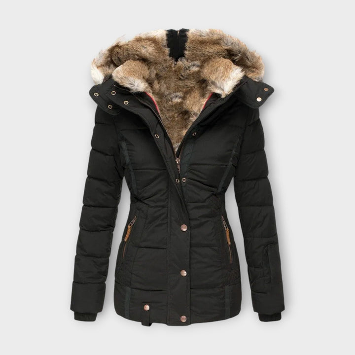 Emine - Comfortable Jacket with Fur