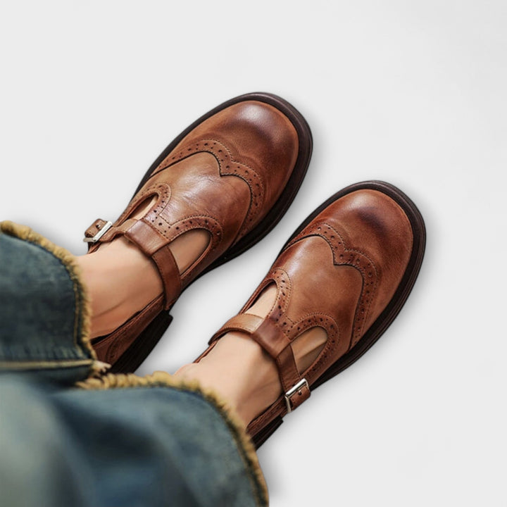 Elegant Leather Mary Janes