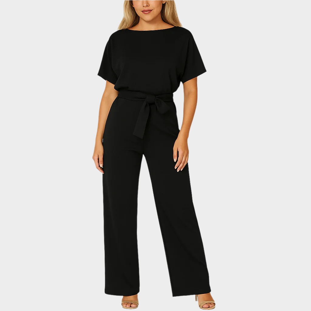 Full-Body Jumpsuit with Belt