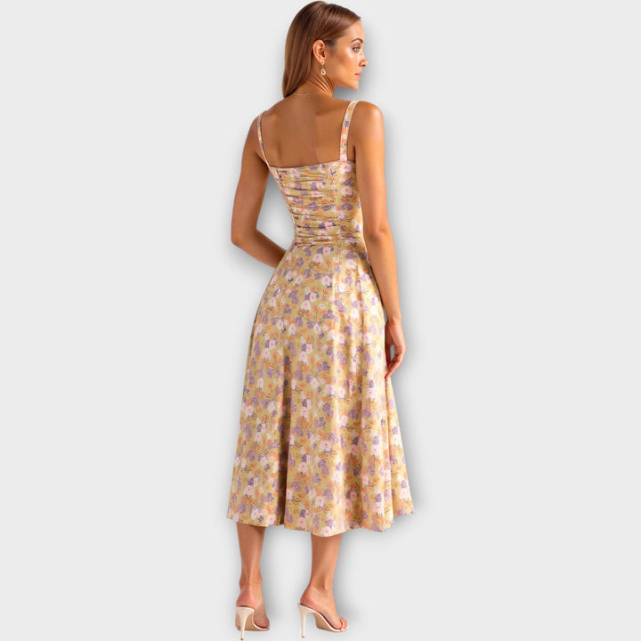 Midi Dress with Corset