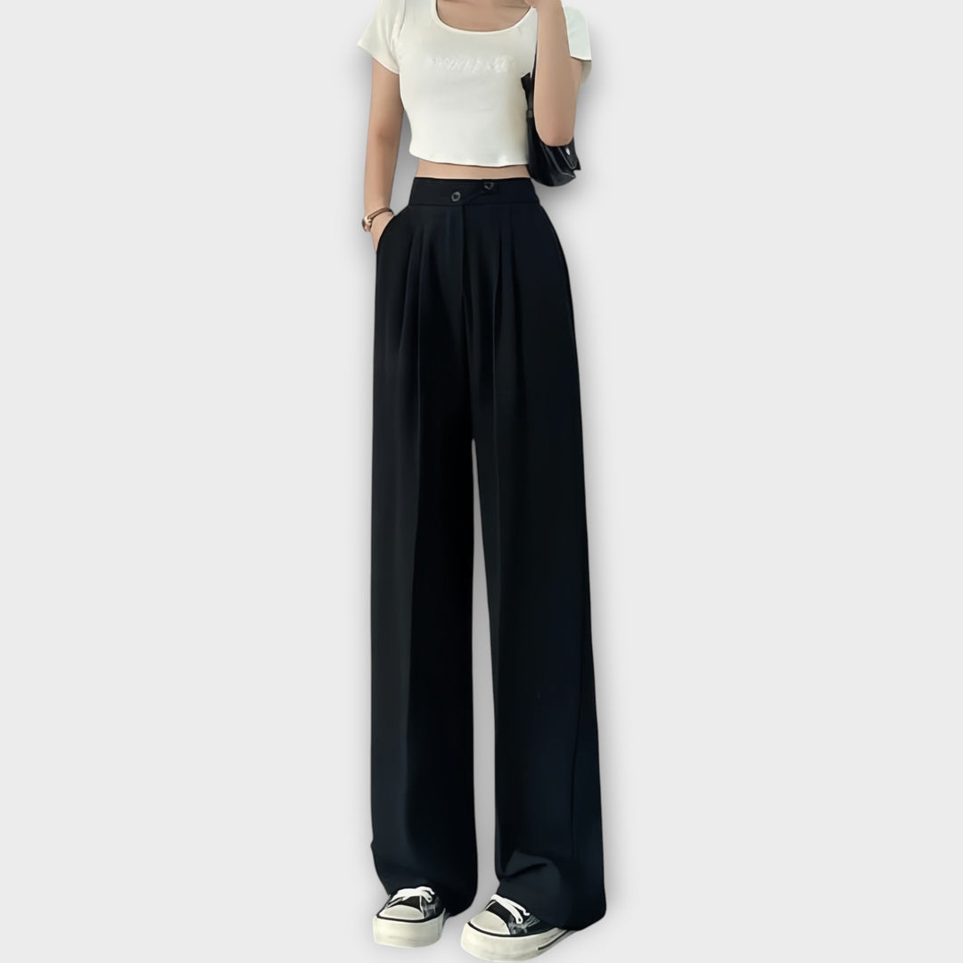 Sera Tailored Wide-Leg Trousers