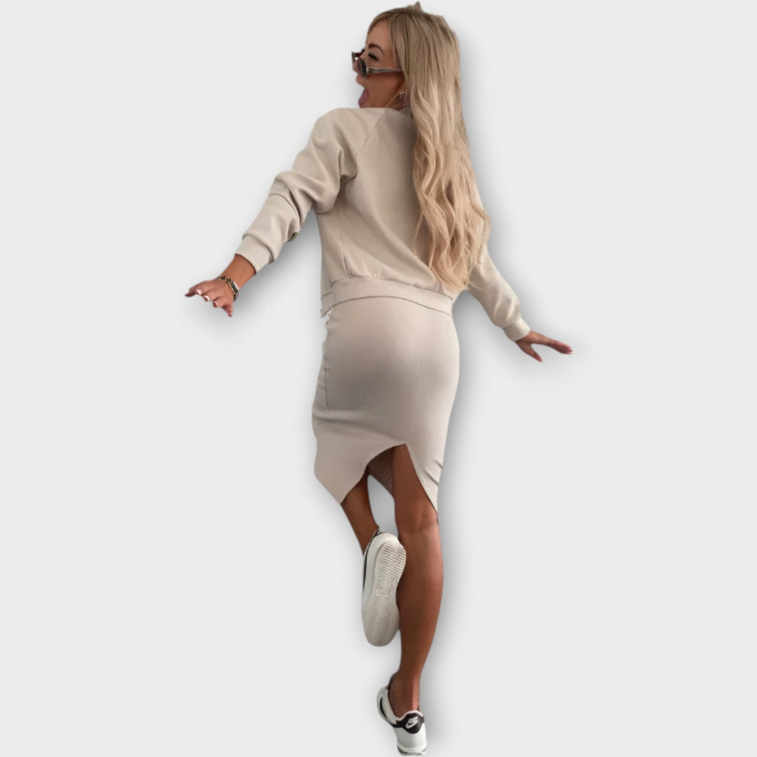 2-Piece Set with Dress & Blazer