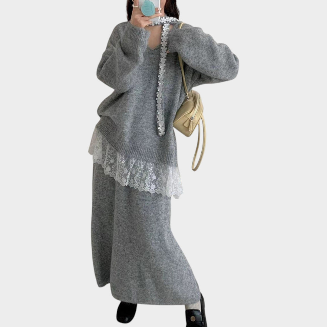 Soft Knit Two-Piece Lounge Set