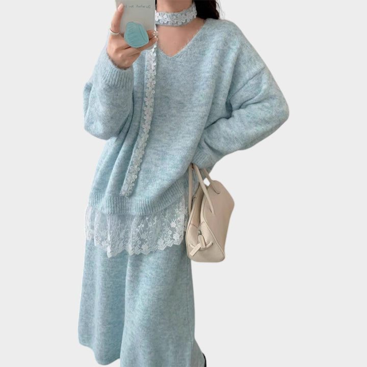 Soft Knit Two-Piece Lounge Set