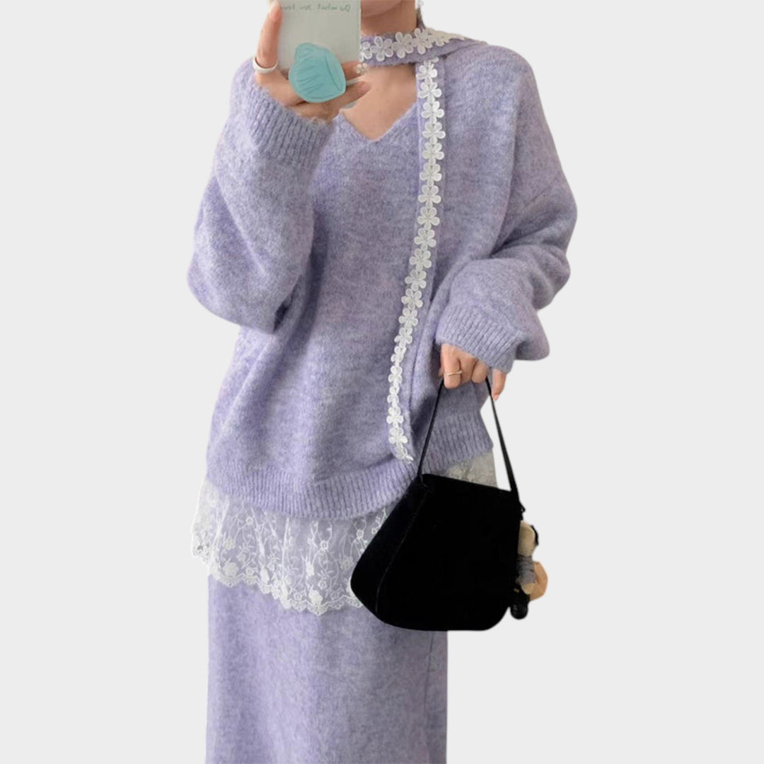 Soft Knit Two-Piece Lounge Set