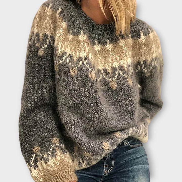 Knitted Sweater with Timeless Design