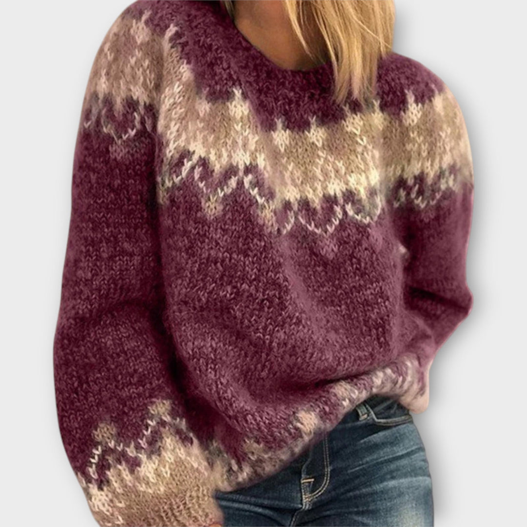 Knitted Sweater with Timeless Design