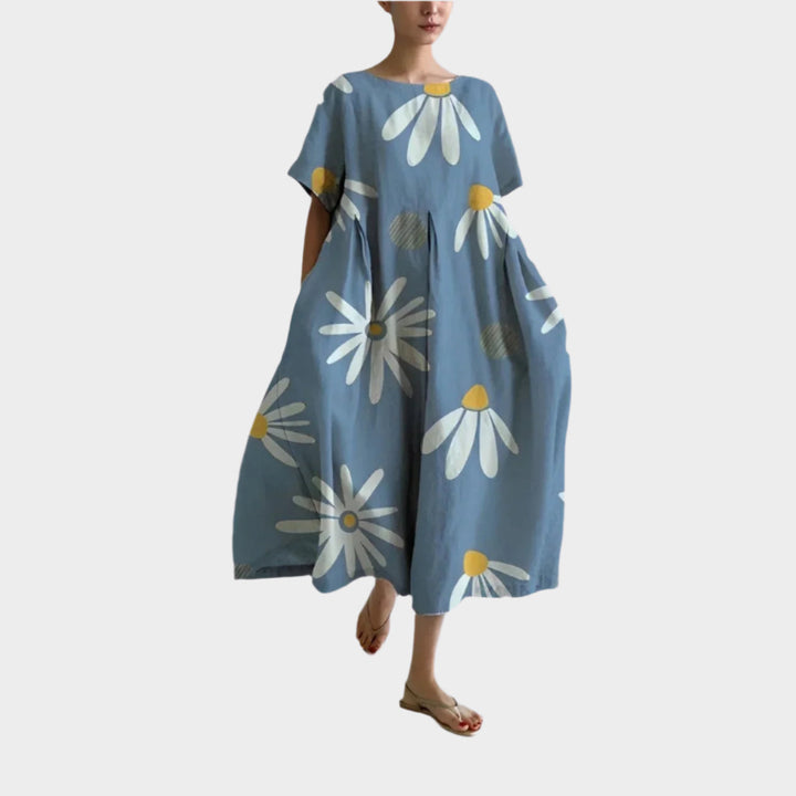 Comfortable Long Retro Dress